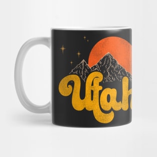 Vintage State of Utah Mid Century Distressed Aesthetic Mug